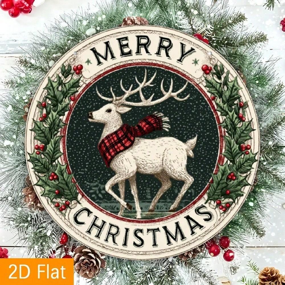 2D Flat Metal Christmas Wall Sign, 8x8 Inch Round Deer & Wreath Design, Dark Green & Gold Holiday Decor for Home, Cafe, Kitchen, Durable Tin 20x20 разноцветный
2D Flat Metal Christmas Wall Sign, 8x8 Inch Round Deer & Wreath Design, Dark Green & Gold Holiday Decor for Home, Cafe, Kitchen, Durable Tin 20x20 разноцветный