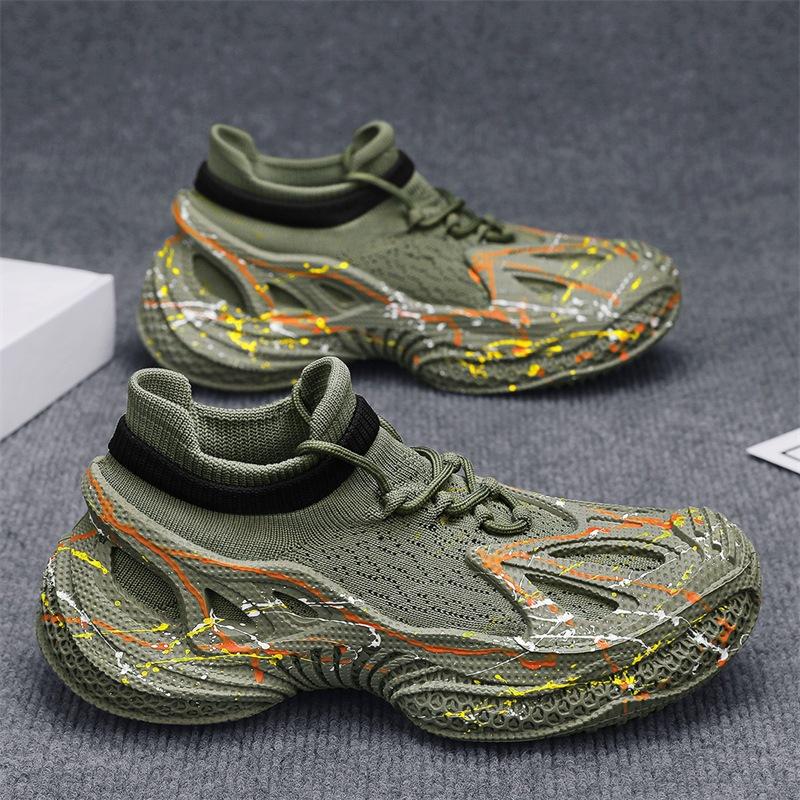 2025 летние спортивные туфли из летучего трикотажа на платформе мужские туфли сетчатые дышащие увеличивающие рост носочные туфли студенческие светящиеся модные туфли мужские 44
2025 летние спортивные туфли из летучего трикотажа на платформе мужские туфли сетчатые дышащие увеличивающие рост носочные туфли студенческие светящиеся модные туфли мужские 44