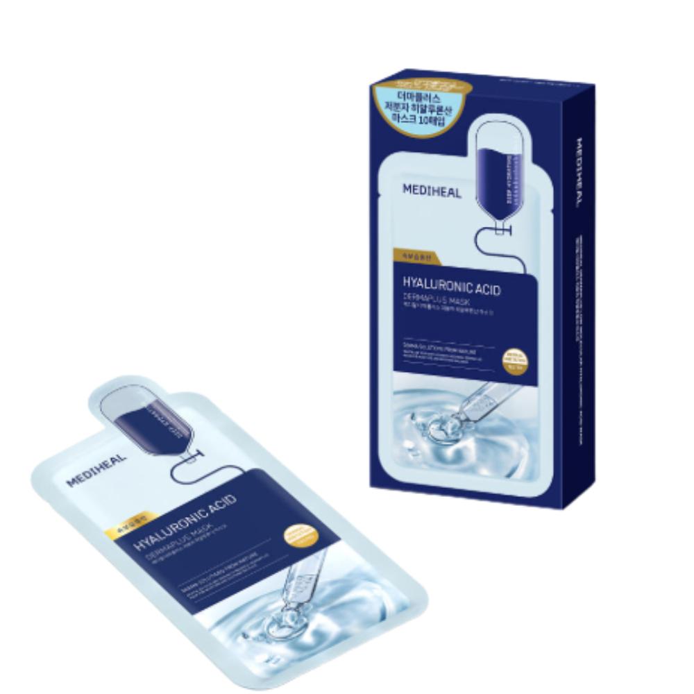 Mediheal Derma Plus Low Molecular Hyaluronic Acid Mask 10-Pack Deep Hydration & Moisture Boost
Mediheal Derma Plus Low Molecular Hyaluronic Acid Mask 10-Pack Deep Hydration & Moisture Boost
