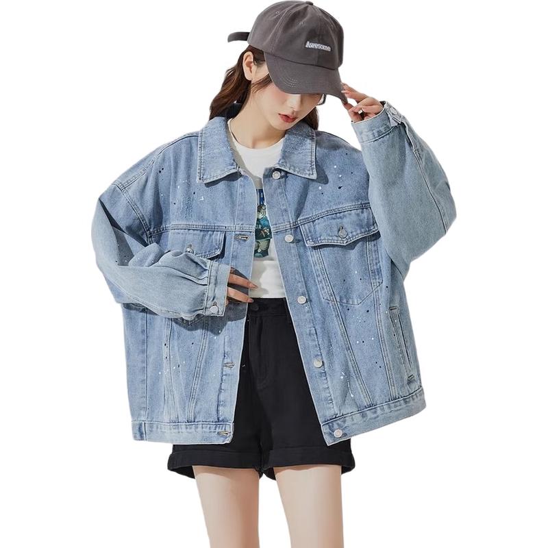 TonLion 2024 Women s Loose Fit Denim Jacket L
TonLion 2024 Women s Loose Fit Denim Jacket L
