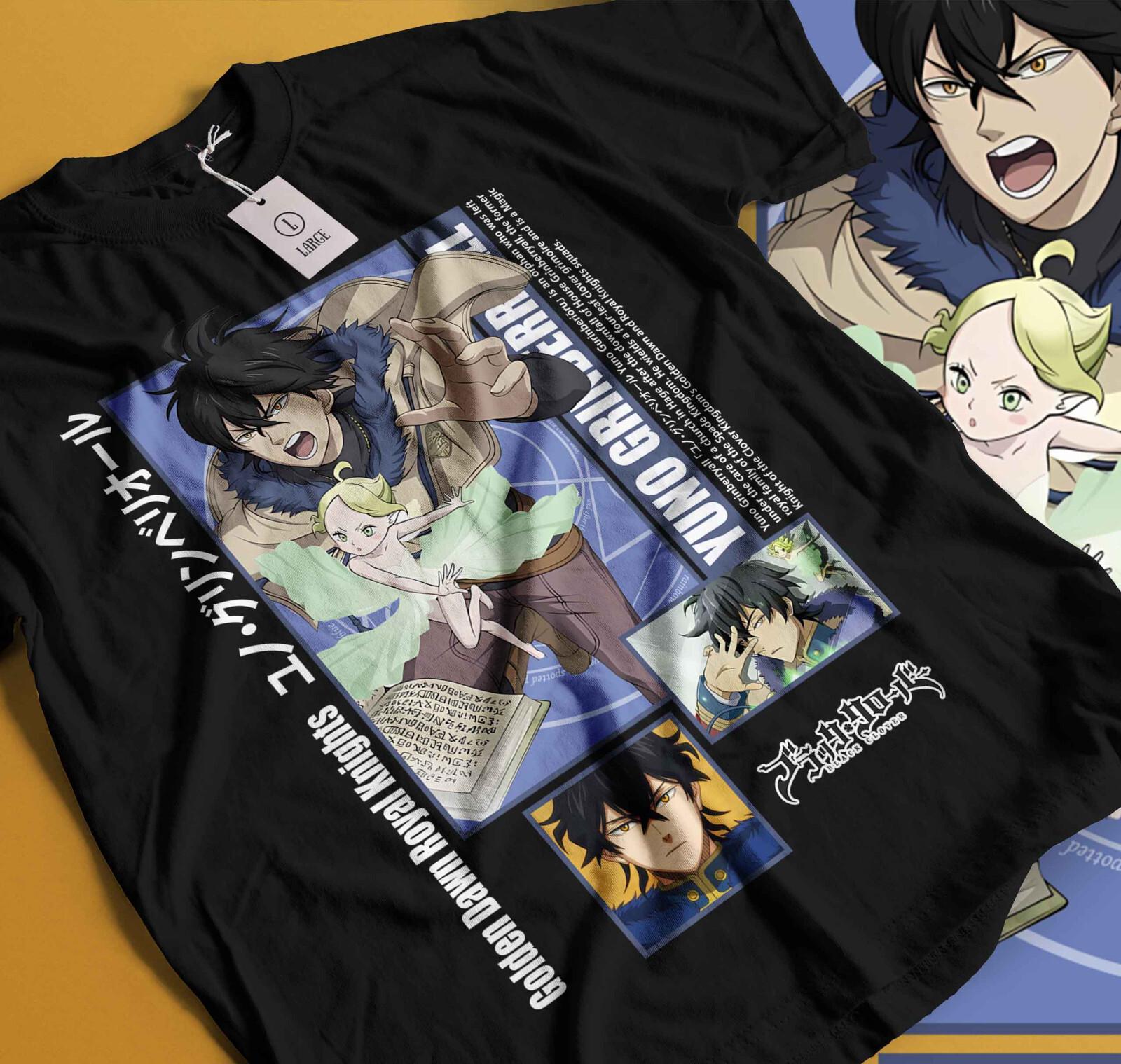 Asta Yuno T-Shirt Mens Womens Tees Top Black Clover Shirt Anime Manga Graphic Tee All Size 146 L
Asta Yuno T-Shirt Mens Womens Tees Top Black Clover Shirt Anime Manga Graphic Tee All Size 146 L