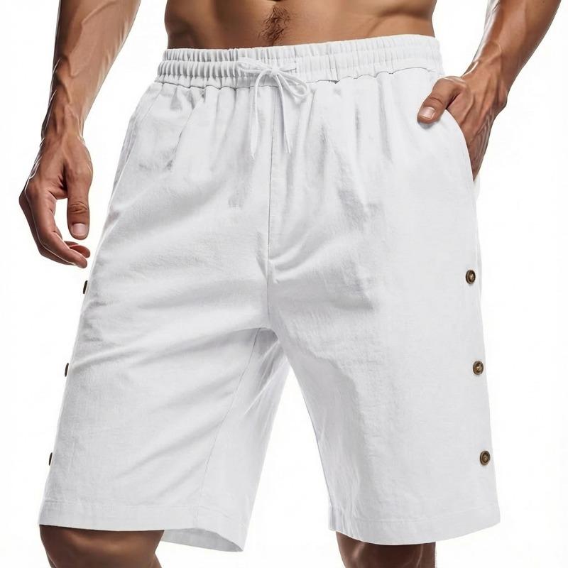 Mens Casual Solid Color Drawstring Waist Button Detail Shorts S
Mens Casual Solid Color Drawstring Waist Button Detail Shorts S