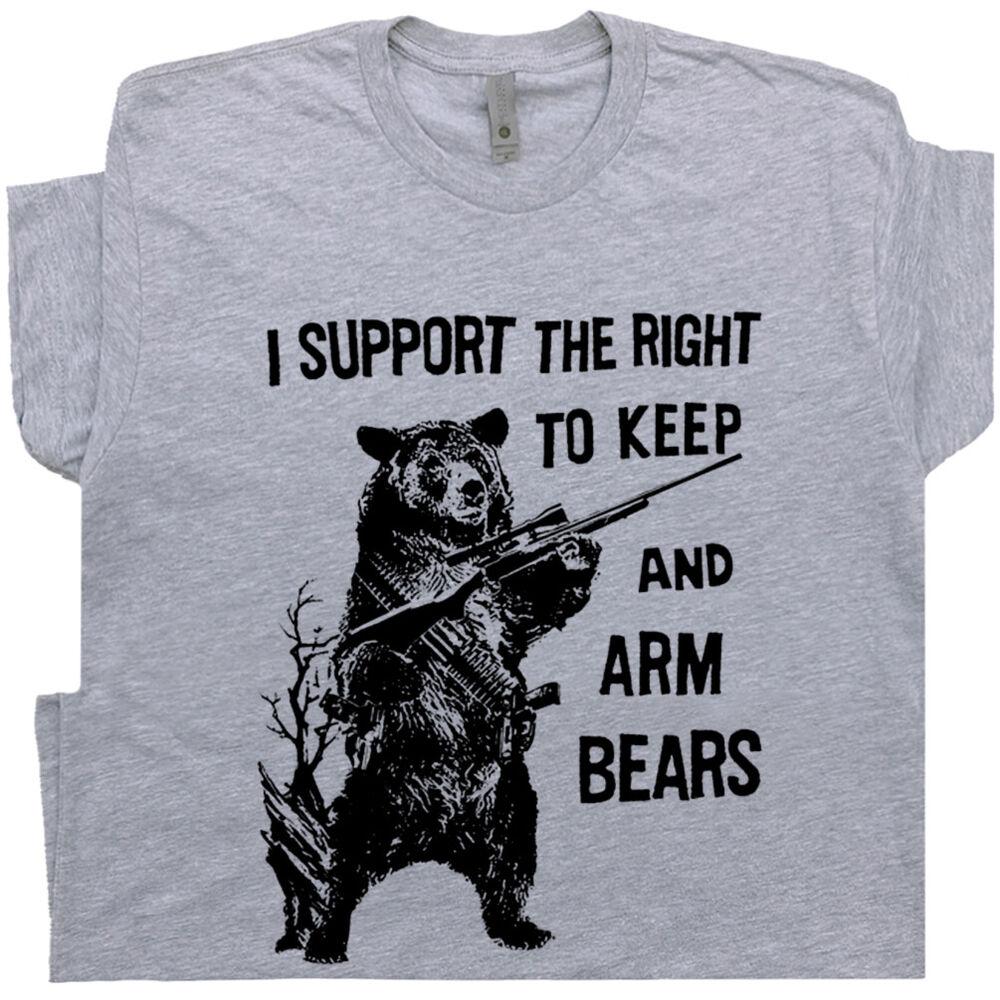 Bear Arms T Shirt 2nd Amendment I Support the Right To Arm Bears Funny Novelty M
Bear Arms T Shirt 2nd Amendment I Support the Right To Arm Bears Funny Novelty M