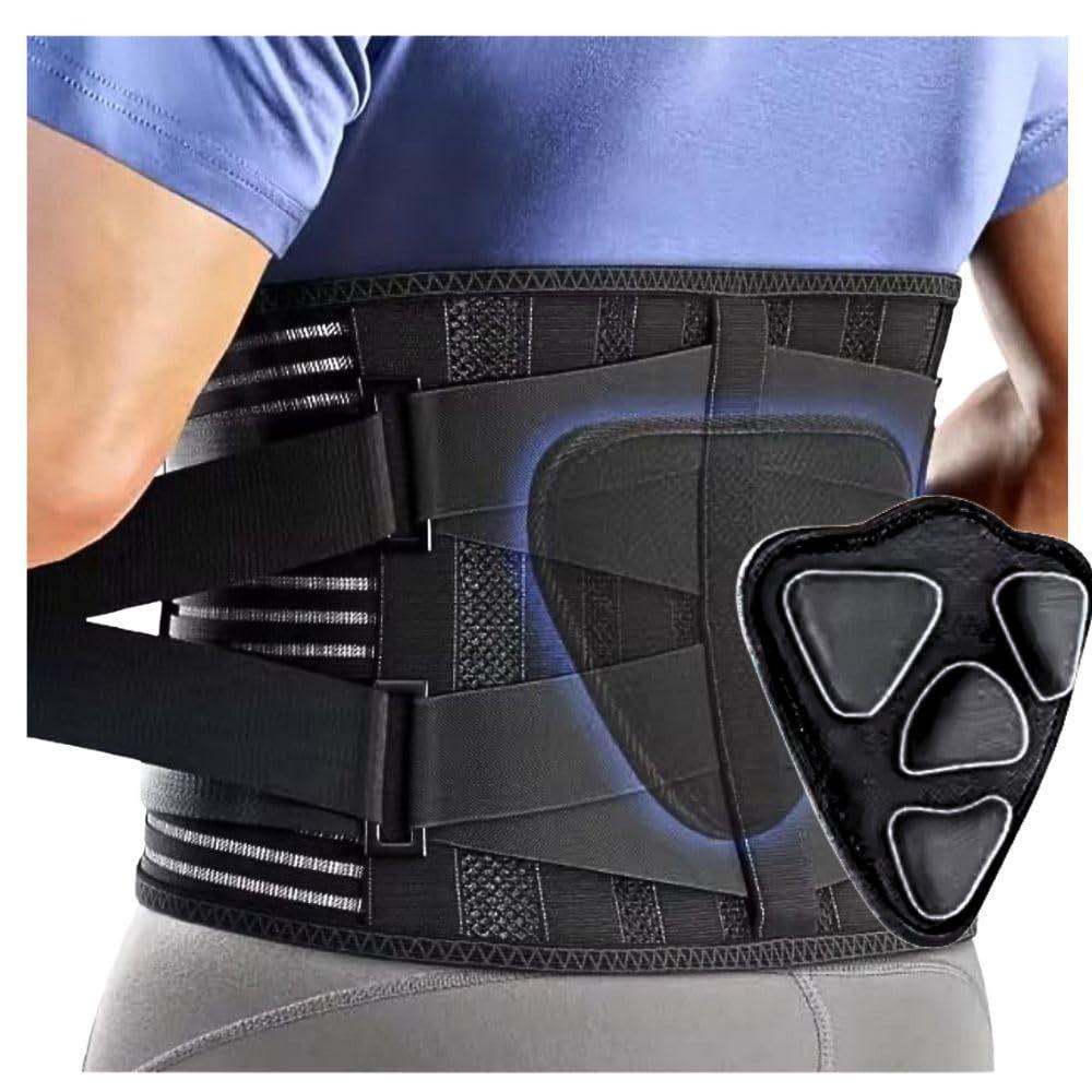 Back Brace for Men & Women - Lower Back Support Belt for Sciatica, Bulging Disc & Pelvic Pain Relief - Adjustable Lumbar Support XXL
Back Brace for Men & Women - Lower Back Support Belt for Sciatica, Bulging Disc & Pelvic Pain Relief - Adjustable Lumbar Support XXL