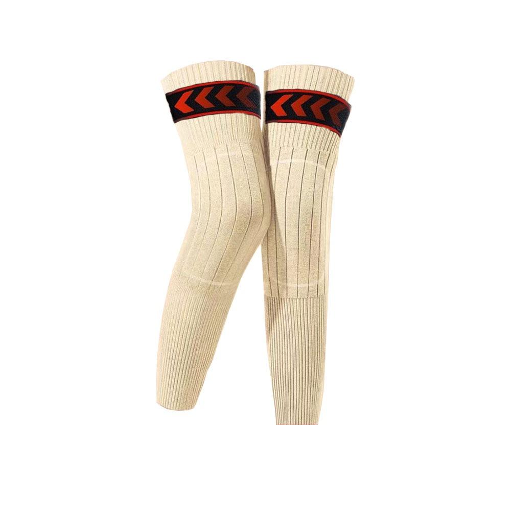 Elastic Winter Knee Pads Plus Velvet Knee Support Durable Leg Sleeves Universal Beige-Fleece-unlined
Elastic Winter Knee Pads Plus Velvet Knee Support Durable Leg Sleeves Universal Beige-Fleece-unlined