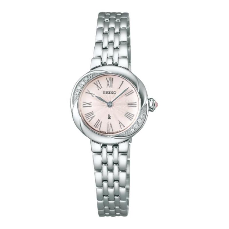 SEIKO Lukia series 100 meters waterproof Quartz Steel Strap 23.1mm women s watch pink dial sswa001
SEIKO Lukia series 100 meters waterproof Quartz Steel Strap 23.1mm women s watch pink dial sswa001