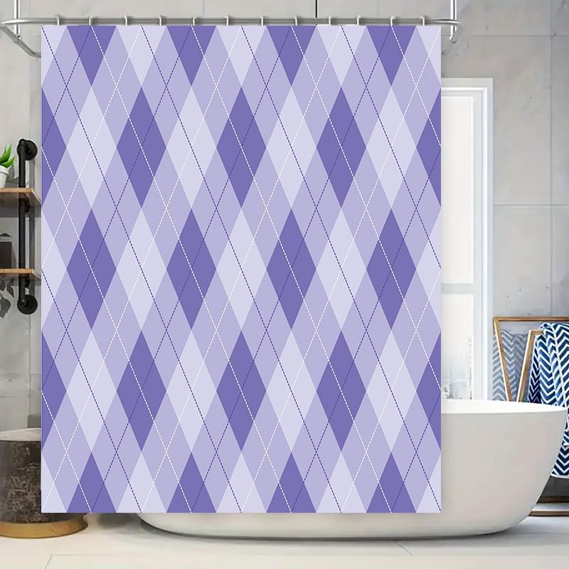 Purple Diamond Shower Curtain Bath Decor, 3D Printed Waterproof Fabric, Non-Slip Rubber Grip Rod Pocket, Home Decoration For Bat W60H190(CM)-1 Pcs
Purple Diamond Shower Curtain Bath Decor, 3D Printed Waterproof Fabric, Non-Slip Rubber Grip Rod Pocket, Home Decoration For Bat W60H190(CM)-1 Pcs