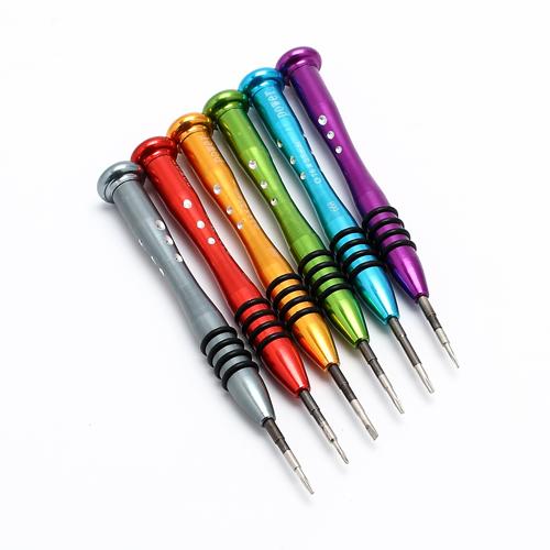6Pcs Metal Precision Screwdriver Repair Kit with Pick Pry Tool for iPhone & All Cell Phones PR-660-1 Style A
6Pcs Metal Precision Screwdriver Repair Kit with Pick Pry Tool for iPhone & All Cell Phones PR-660-1 Style A