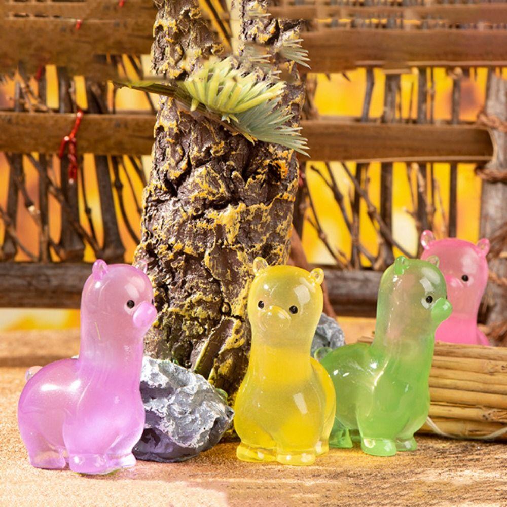 3D Альпака Миниатюрные Украшения Смола Светящаяся Статуэтка Альпака Альпака Фигурка Украшение В Горшке синий 
3D Альпака Миниатюрные Украшения Смола Светящаяся Статуэтка Альпака Альпака Фигурка Украшение В Горшке синий