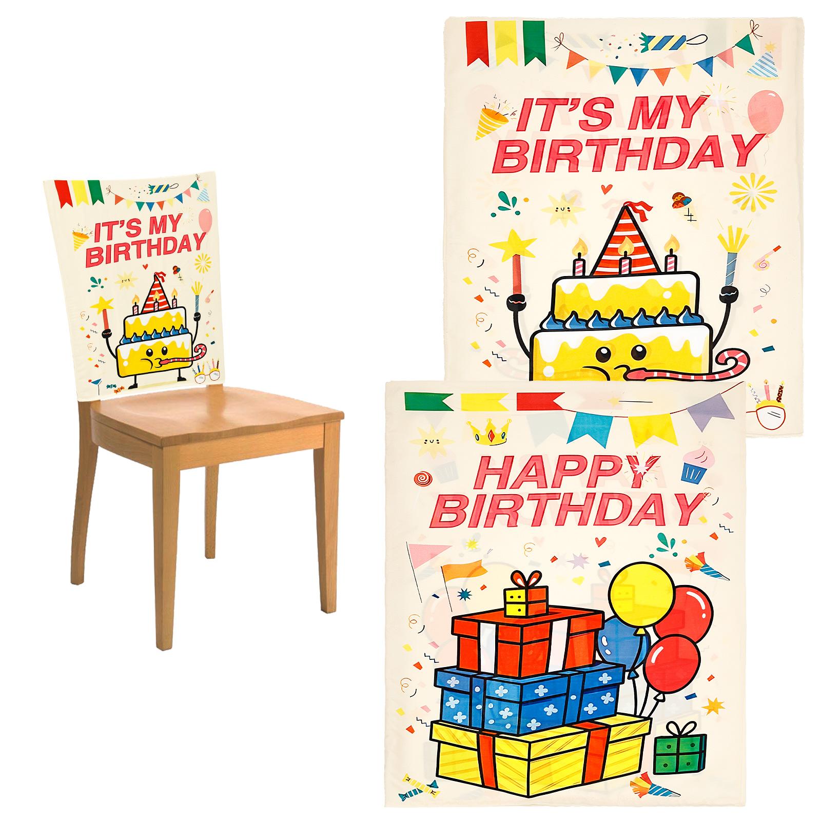 2/4 шт. Чехол на стул Многоразовый Набор чехлов на сиденье на день рождения Полиэстер Декор спинки стула на день рождения для школьной вечеринки, класса, домашнего декора
2/4 шт. Чехол на стул Многоразовый Набор чехлов на сиденье на день рождения Полиэстер Декор спинки стула на день рождения для школьной вечеринки, класса, домашнего декора