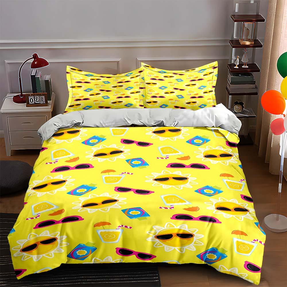 Sunny, vibrant, playful. Bedding Duvet cover sets Duvet covers Pillowcases gifts (1 * Duvet Cover 2 * Pillowcases, without duvet insert) 135x200cm
Sunny, vibrant, playful. Bedding Duvet cover sets Duvet covers Pillowcases gifts (1 * Duvet Cover 2 * Pillowcases, without duvet insert) 135x200cm