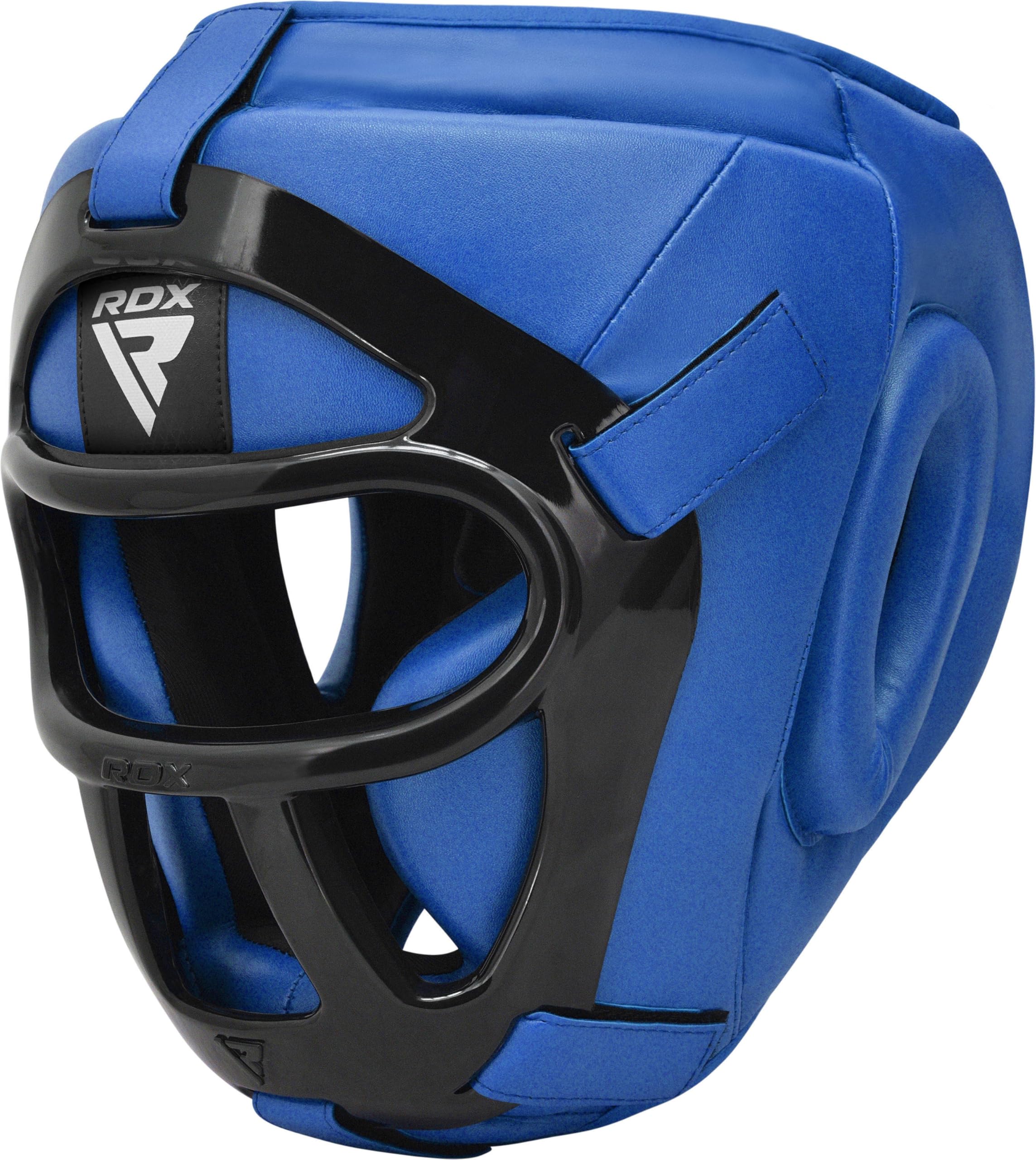 RDX Maya Hyde Leather Boxing MMA Protector Headgear UFC Fighting Head Guard Sparkling Helmet M Blue синій
RDX Maya Hyde Leather Boxing MMA Protector Headgear UFC Fighting Head Guard Sparkling Helmet M Blue синій