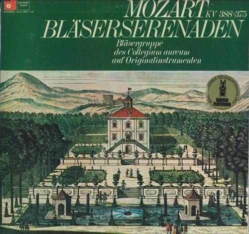 LP Record BLASERGRUPPE DES COLLEGIUM AUREUM - Mozart: Two Wind Serenades ULX3071H HARMONIA MUNDI 1978 Japan Obi Classical Used
LP Record BLASERGRUPPE DES COLLEGIUM AUREUM - Mozart: Two Wind Serenades ULX3071H HARMONIA MUNDI 1978 Japan Obi Classical Used