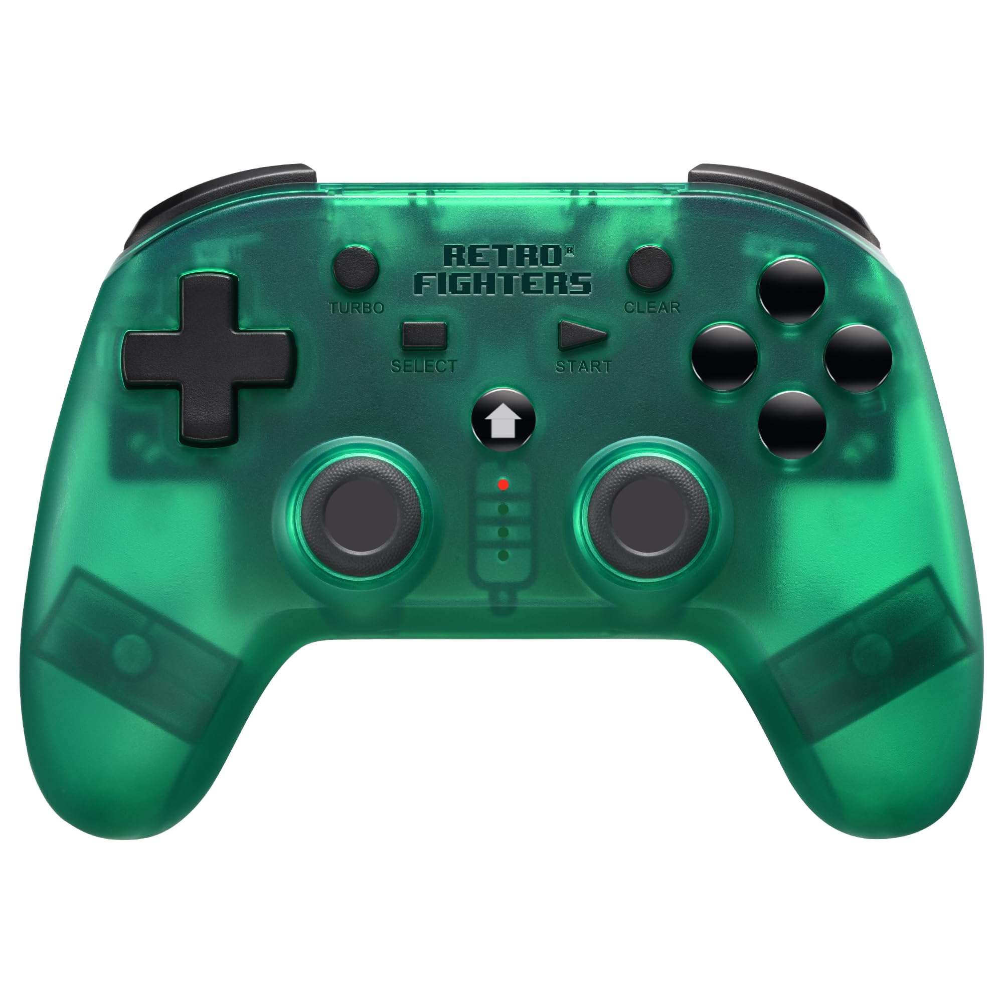 RETRO FIGHTERS Бездротовий контролер Defender Green Сумісний із системою розпізнавання тиску, вібрацією, турбо USB-кабель для зарядки PS1/PS2/PS3,
RETRO FIGHTERS Бездротовий контролер Defender Green Сумісний із системою розпізнавання тиску, вібрацією, турбо USB-кабель для зарядки PS1/PS2/PS3,