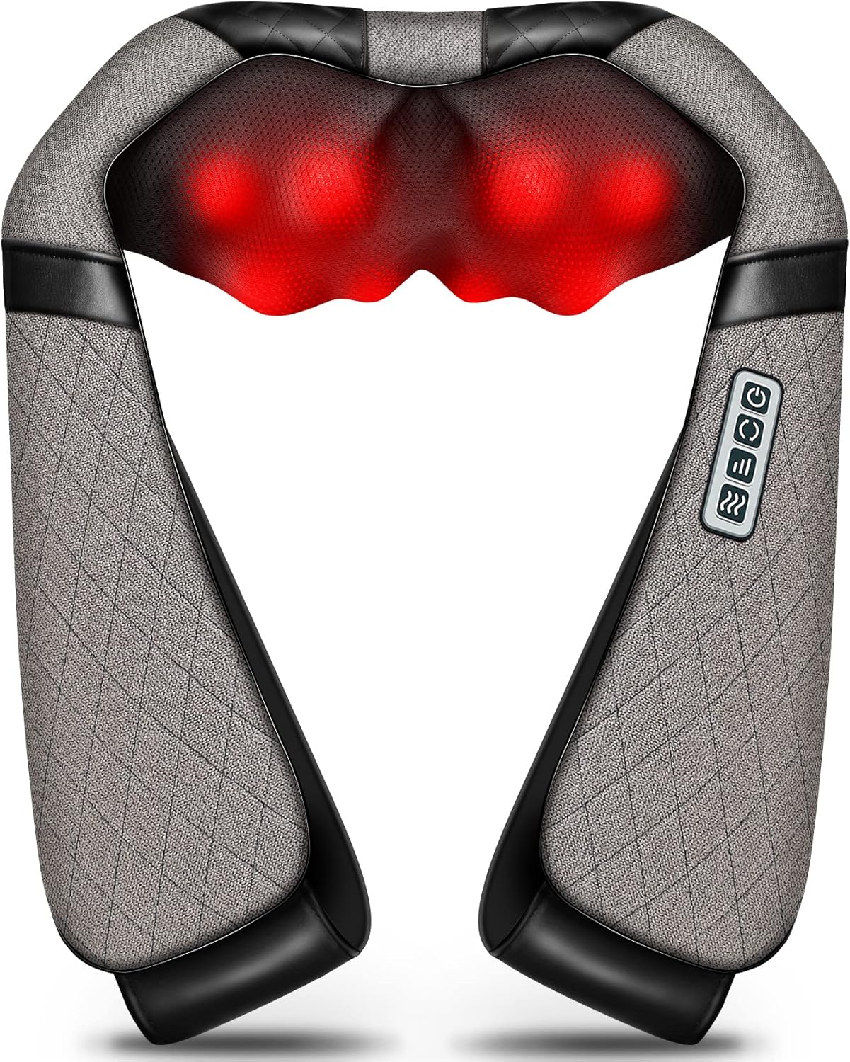 Electric Shiatsu Neck Massager Pillow with Heat, 3D Kneading for Shoulder, Back, Foot & Leg Relief – Black сірий колір
Electric Shiatsu Neck Massager Pillow with Heat, 3D Kneading for Shoulder, Back, Foot & Leg Relief – Black сірий колір
