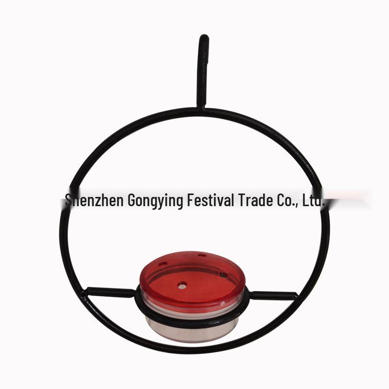 3-Pack Hanging Metal Hummingbird Feeder Set Black feeder
3-Pack Hanging Metal Hummingbird Feeder Set Black feeder