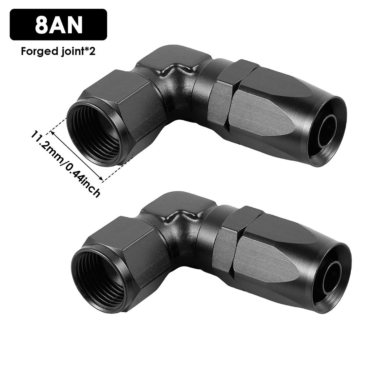 2 шт. AN8/AN10/AN12 прямой поворотный фитинг на 90° для шланга, адаптер для масляного радиатора, кованый поворотный фитинг для шланга для топливной линии
2 шт. AN8/AN10/AN12 прямой поворотный фитинг на 90° для шланга, адаптер для масляного радиатора, кованый поворотный фитинг для шланга для топливной линии