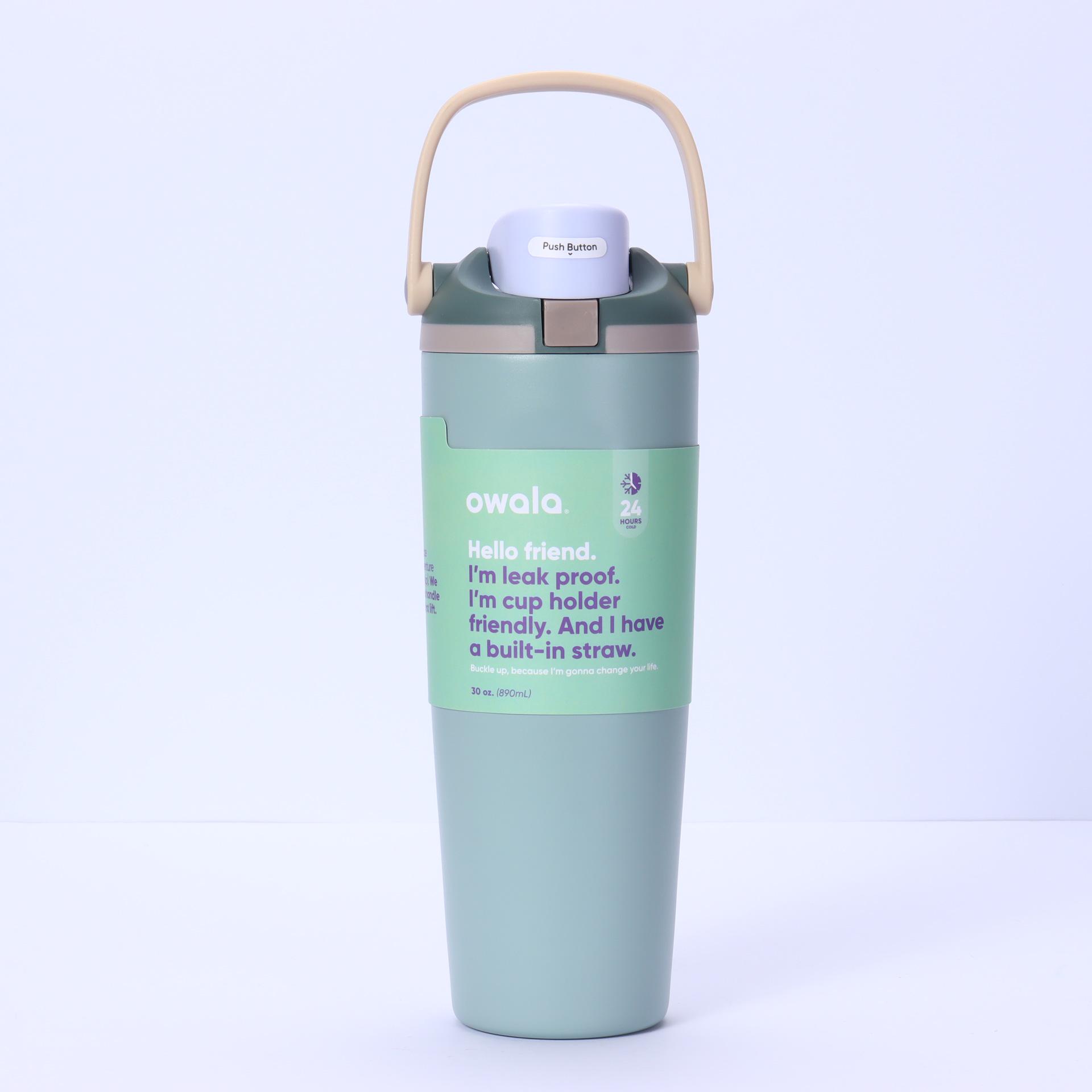 Owala 30oz Large Capacity Double Drink Sports Water Bottle - Stainless Steel Insulated Fruit Cup світло-зелений колір
Owala 30oz Large Capacity Double Drink Sports Water Bottle - Stainless Steel Insulated Fruit Cup світло-зелений колір