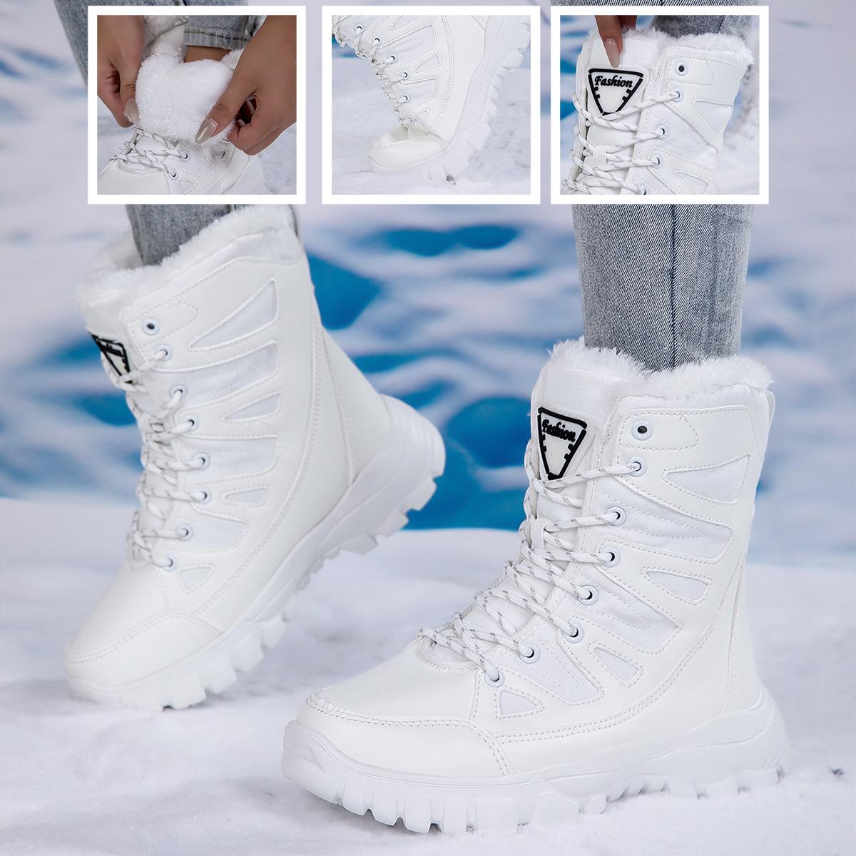 Snow boots high top large size single shoes outdoor sports hiking shoes single boots cotton shoes 42 білий
Snow boots high top large size single shoes outdoor sports hiking shoes single boots cotton shoes 42 білий
