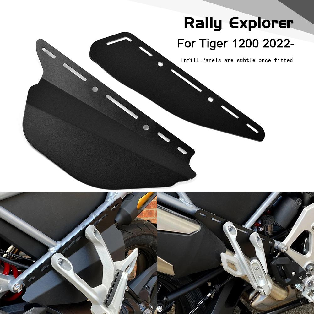 Для Tiger 1200 Tiger1200 GT Pro Rally Explorer 2022-заполнение рамы мотоцикла, боковые панели, защита от брызг для пассажира
Для Tiger 1200 Tiger1200 GT Pro Rally Explorer 2022-заполнение рамы мотоцикла, боковые панели, защита от брызг для пассажира