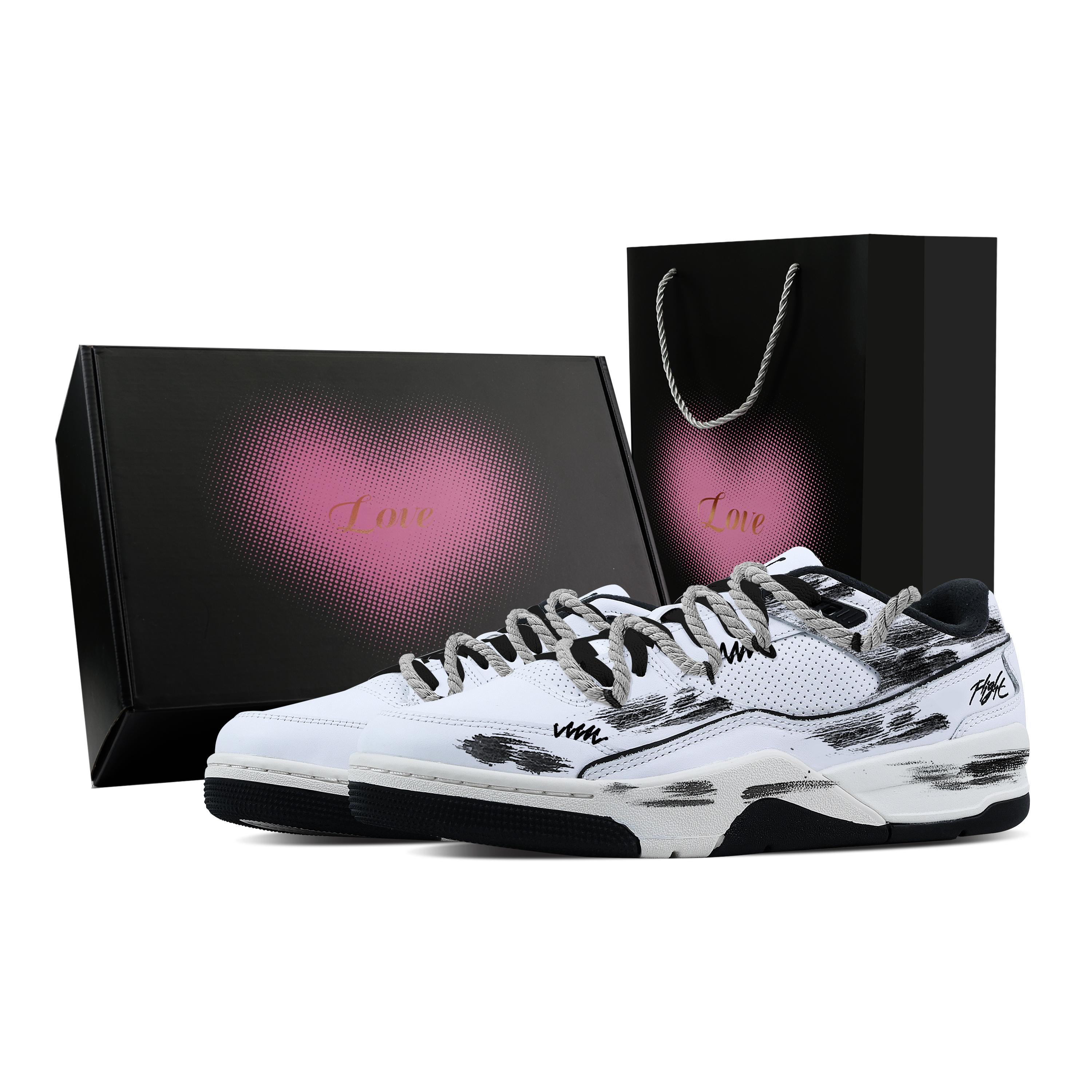 Jordan FLIGHT COURT Gothic Knight, Heart Box Abrasion Resistant Low top Vintage Basketball Shoes Men s Black White HF3255-100(Team529--) 41
Jordan FLIGHT COURT Gothic Knight, Heart Box Abrasion Resistant Low top Vintage Basketball Shoes Men s Black White HF3255-100(Team529--) 41