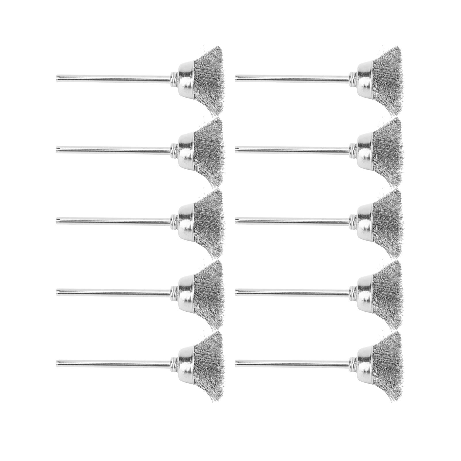 10Pcs Wire Wheel Brush Set Electric Cup Stainless Steel Drill Accessory for Polishing Cleaning(Bowl
10Pcs Wire Wheel Brush Set Electric Cup Stainless Steel Drill Accessory for Polishing Cleaning(Bowl