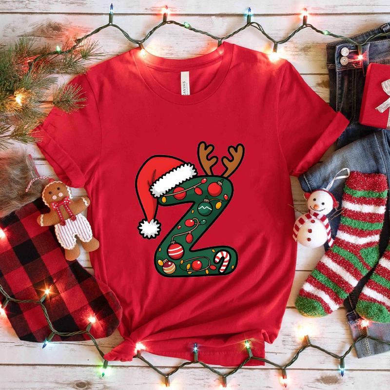Womens Christmas AZ Alphabet Printed Tshirt Casual Holiday Fashion Tee Santa Letter Print Xmas Party Y2k Tops for Female 4XL
Womens Christmas AZ Alphabet Printed Tshirt Casual Holiday Fashion Tee Santa Letter Print Xmas Party Y2k Tops for Female 4XL