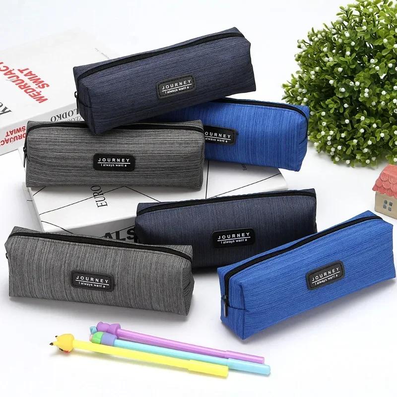 1PC Simple Pen Bag Oxfordcloth Pencil-box Box Pencil Organizer Case Grey Blue Boy Gift School Supplies Korean Stationery тёмно-синий
1PC Simple Pen Bag Oxfordcloth Pencil-box Box Pencil Organizer Case Grey Blue Boy Gift School Supplies Korean Stationery тёмно-синий