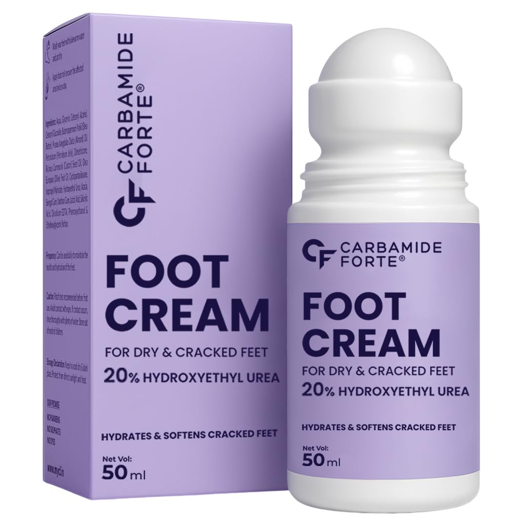 Carbamide Forte 20% Urea Foot Cream Roll-On 50ml For Cracked Heels Moisturising & Repairing
Carbamide Forte 20% Urea Foot Cream Roll-On 50ml For Cracked Heels Moisturising & Repairing
