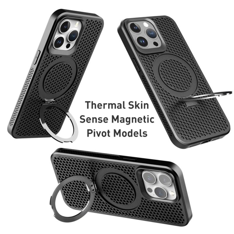 For iPhone 15 Pro Max Rubberized TPU Magnetic Case Kickstand Breathable Heat Dissipation Phone Cover Purple
For iPhone 15 Pro Max Rubberized TPU Magnetic Case Kickstand Breathable Heat Dissipation Phone Cover Purple