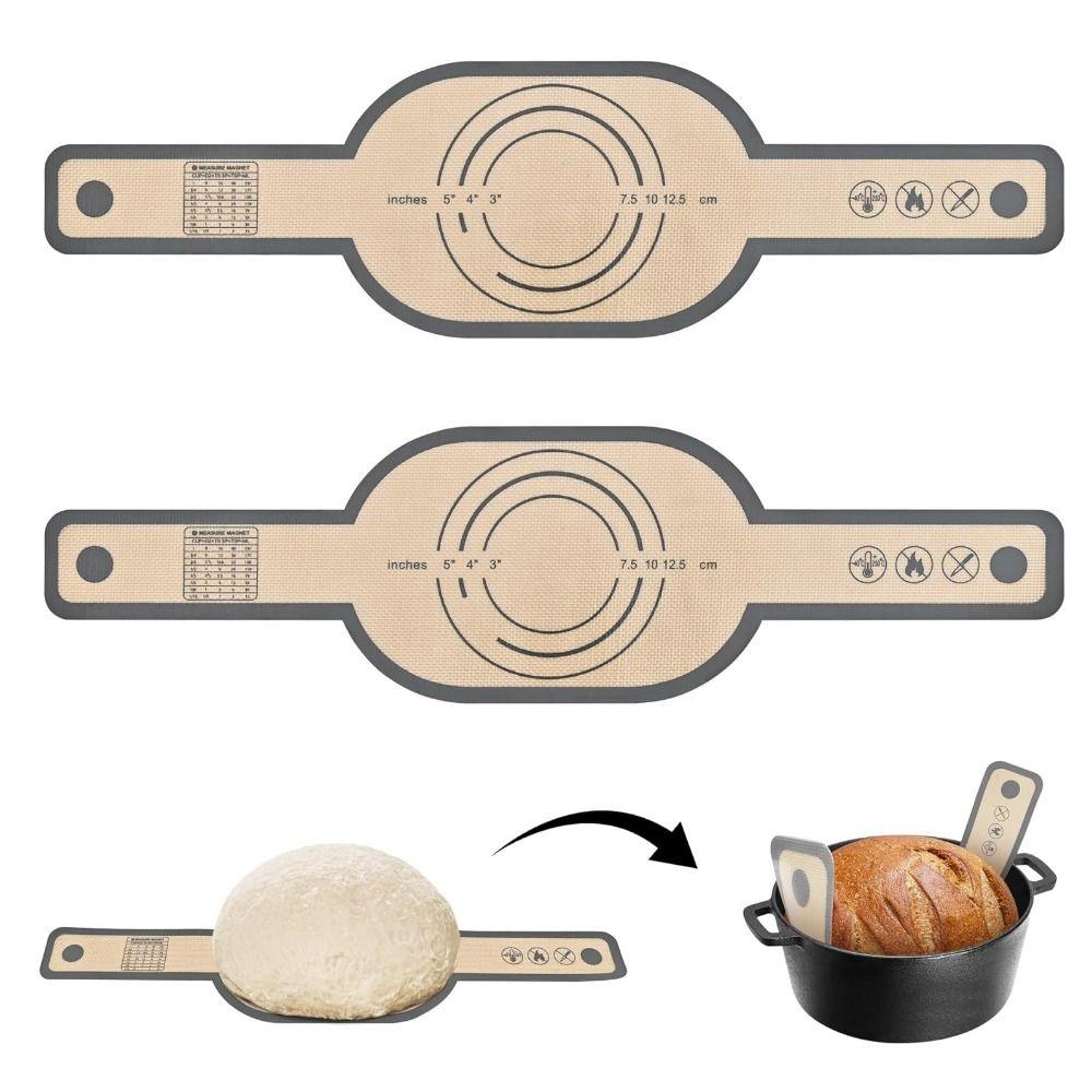 Non-Stick Bakery Oven Pad Long Handles Bread Sling Easy Clean Silicone Baking Mat for Dutch Oven
Non-Stick Bakery Oven Pad Long Handles Bread Sling Easy Clean Silicone Baking Mat for Dutch Oven