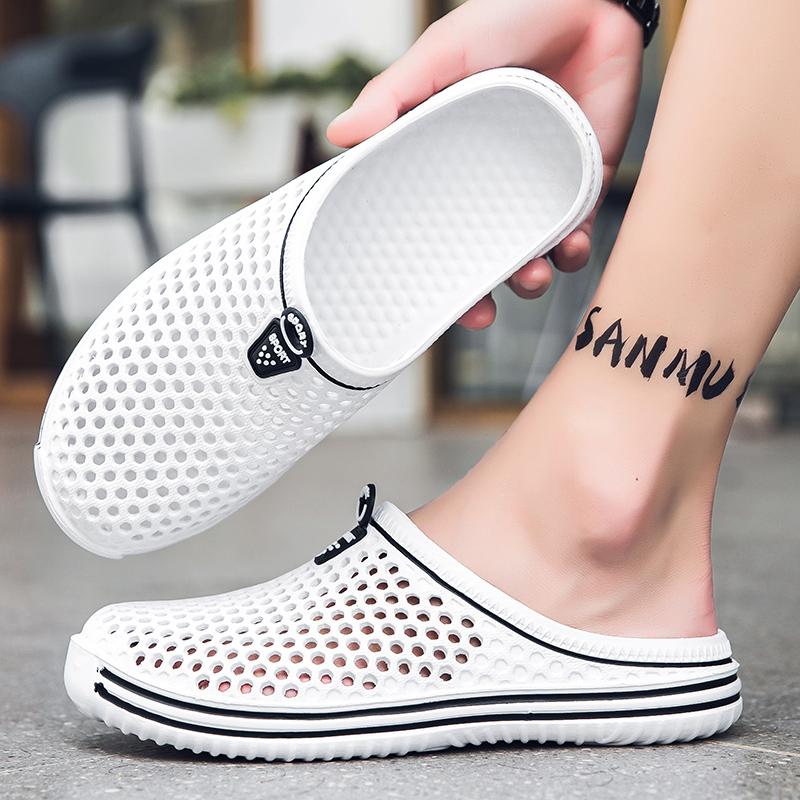 Half slippers men s summer wear non-slip soft-soled sports bag head sandals men s outdoor heel-less lazy convenient shoes 45 білий
Half slippers men s summer wear non-slip soft-soled sports bag head sandals men s outdoor heel-less lazy convenient shoes 45 білий