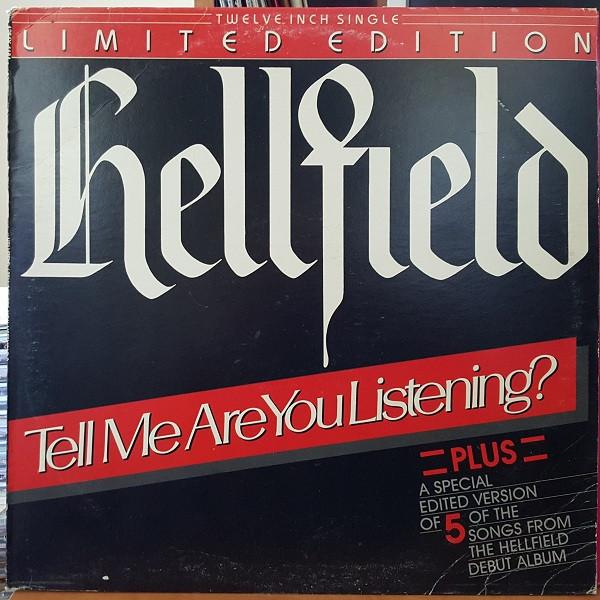 12-дюймовая пластинка HELLFIELD Tell Me Are You Listening 12E4X4181 Epic 1979 Канада Рок Б/у
12-дюймовая пластинка HELLFIELD Tell Me Are You Listening 12E4X4181 Epic 1979 Канада Рок Б/у
