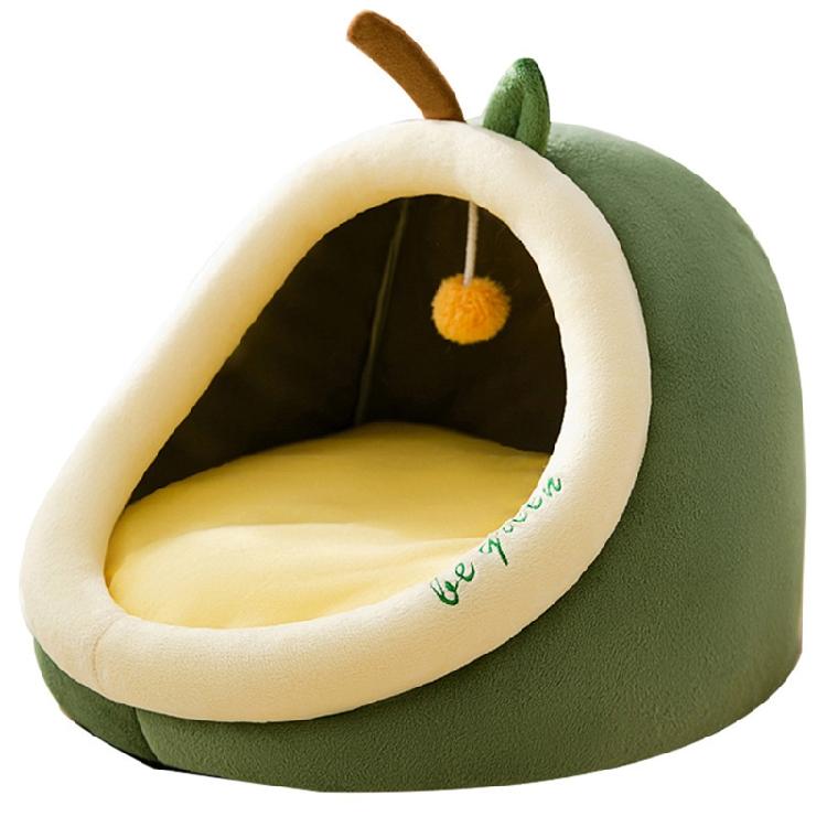 Pet Bed House Semi-closed Cave Tent for Small Animals Removable Cushion Pad 1
Pet Bed House Semi-closed Cave Tent for Small Animals Removable Cushion Pad 1