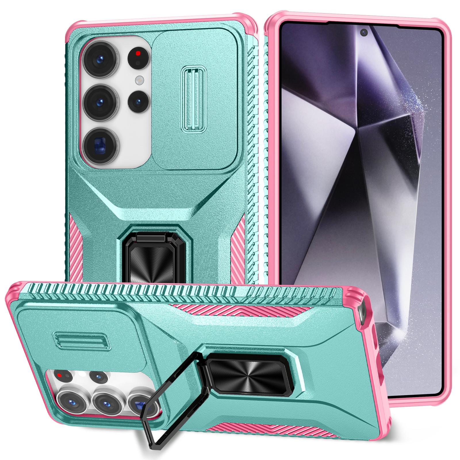 For Samsung Galaxy S25 Ultra Case Camshield Kickstand TPU+PC Anti-Slip Phone Cover Grey Green+Pink
For Samsung Galaxy S25 Ultra Case Camshield Kickstand TPU+PC Anti-Slip Phone Cover Grey Green+Pink