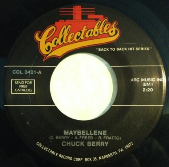 7inch Record CHUCK BERRY Maybellene Almost Grown COL3421 Collectables US Rock Used
7inch Record CHUCK BERRY Maybellene Almost Grown COL3421 Collectables US Rock Used