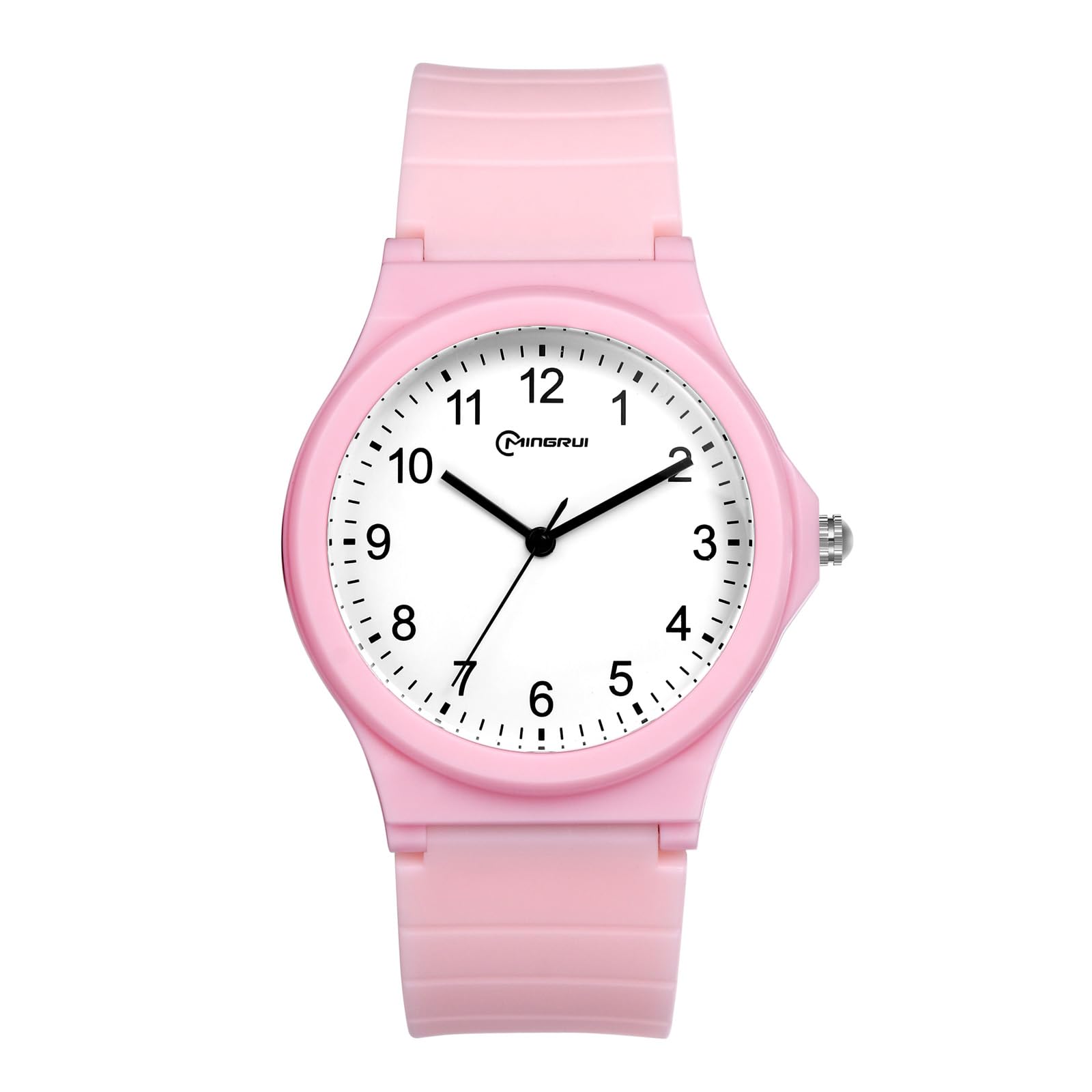 Silicone Watch Cute Simple Analog Sports Watch Elastic Band Stylish Fashion Accessory Birthday Anniversary Day Christmas Gift Waterproof - рожевий
Silicone Watch Cute Simple Analog Sports Watch Elastic Band Stylish Fashion Accessory Birthday Anniversary Day Christmas Gift Waterproof - рожевий