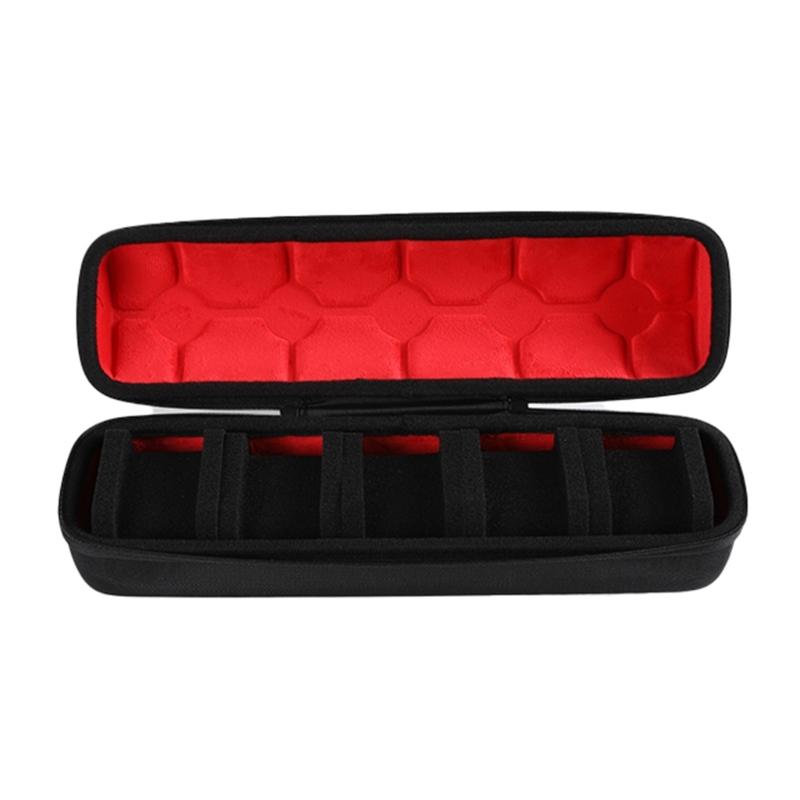 Protective 5 Slot Carrying Case Storage Box for Wristwear Jewelry Watch Small Items Gadgets Organizers Everyday Use Trip 1
Protective 5 Slot Carrying Case Storage Box for Wristwear Jewelry Watch Small Items Gadgets Organizers Everyday Use Trip 1