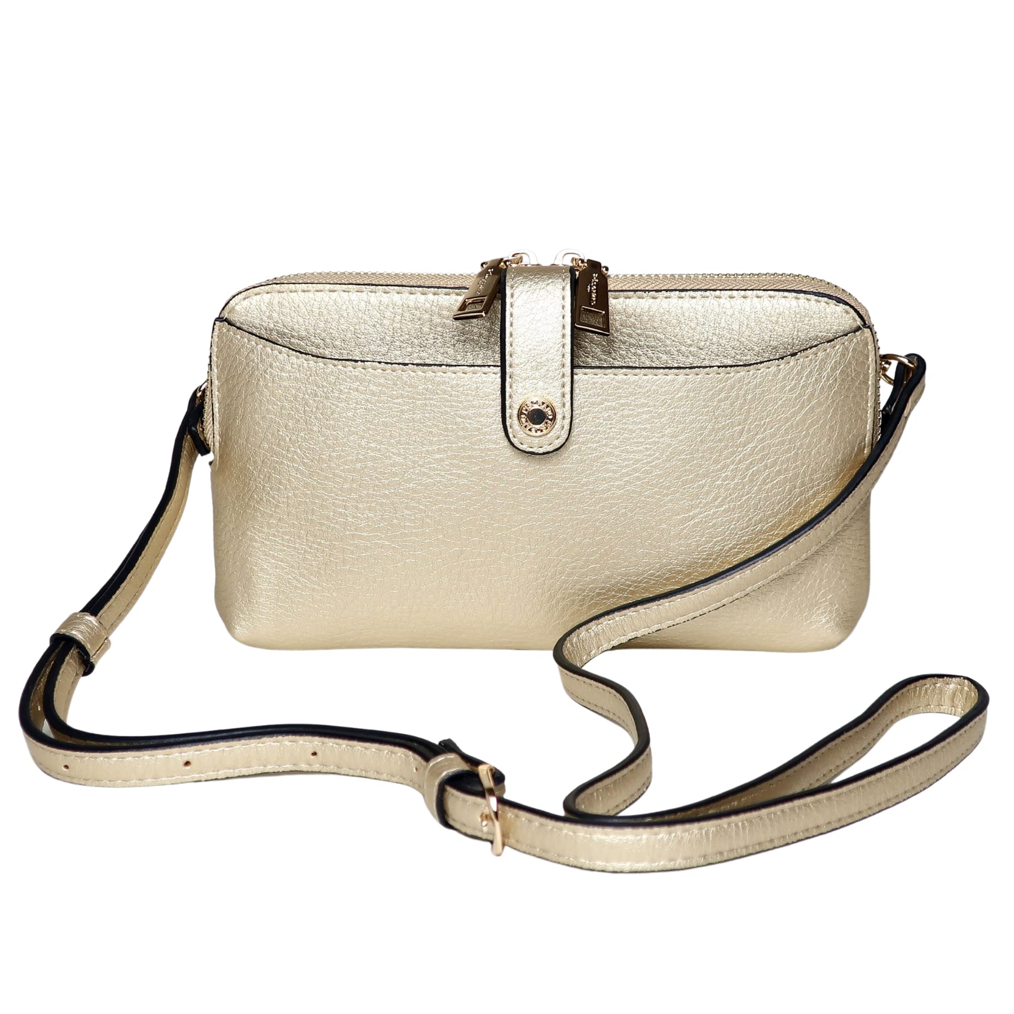 Pisoraro Wallet Shoulder Bag with Smartphone Storage, Crossbody, Gold, Multifunctional, PR184 GOLD
Pisoraro Wallet Shoulder Bag with Smartphone Storage, Crossbody, Gold, Multifunctional, PR184 GOLD