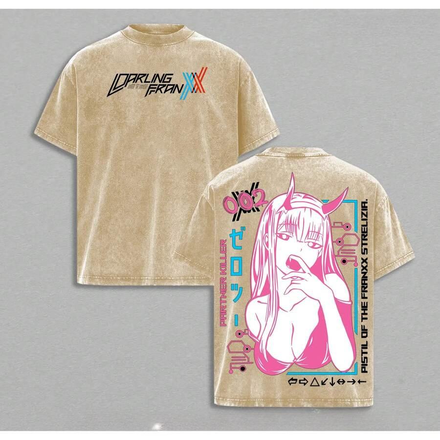 Zero Two Print T-shirt DARLING in the FRANXX Anime Clothing Men Women Cotton Tshirts Retro Washed Tee Harajuku Oversized T Shirt S бежевый
Zero Two Print T-shirt DARLING in the FRANXX Anime Clothing Men Women Cotton Tshirts Retro Washed Tee Harajuku Oversized T Shirt S бежевый