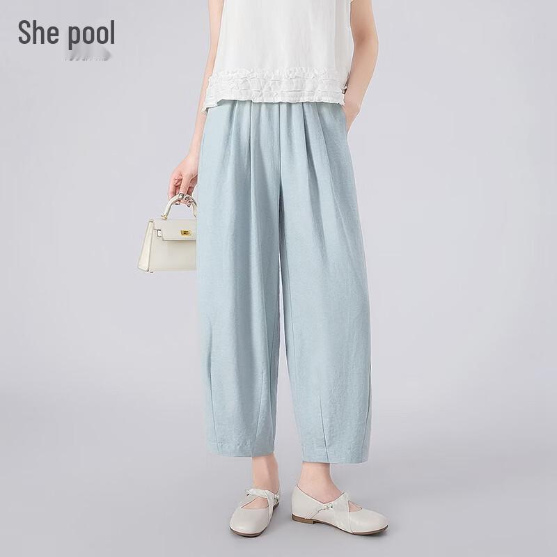 Women s Pleated High-Waist Cropped Casual Pants XL
Women s Pleated High-Waist Cropped Casual Pants XL