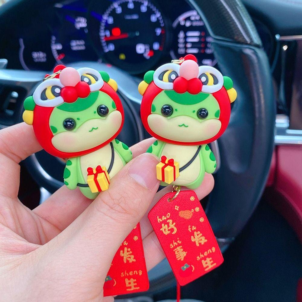 Cartoon Waking Lion Si Snake Car Pendant Cute Vehicle Accessories Festive Decoration Supplies
Cartoon Waking Lion Si Snake Car Pendant Cute Vehicle Accessories Festive Decoration Supplies