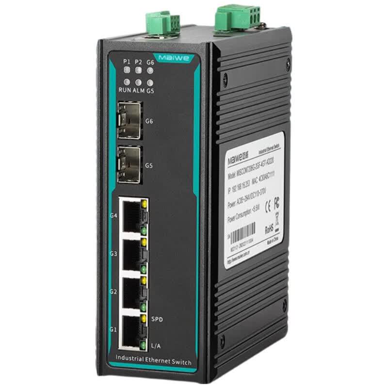 Maiwei 6-Port Gigabit Managed Ethernet Switch
Maiwei 6-Port Gigabit Managed Ethernet Switch