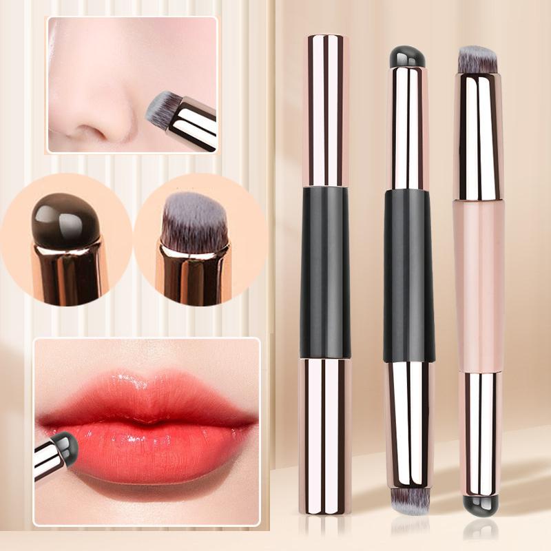 2 in 1 Silicone Lip Brush Concealer Brush with Cover Double Head Fingertips Round Head Lip Brushes Q Soft Lipstick Makeup Tools
2 in 1 Silicone Lip Brush Concealer Brush with Cover Double Head Fingertips Round Head Lip Brushes Q Soft Lipstick Makeup Tools