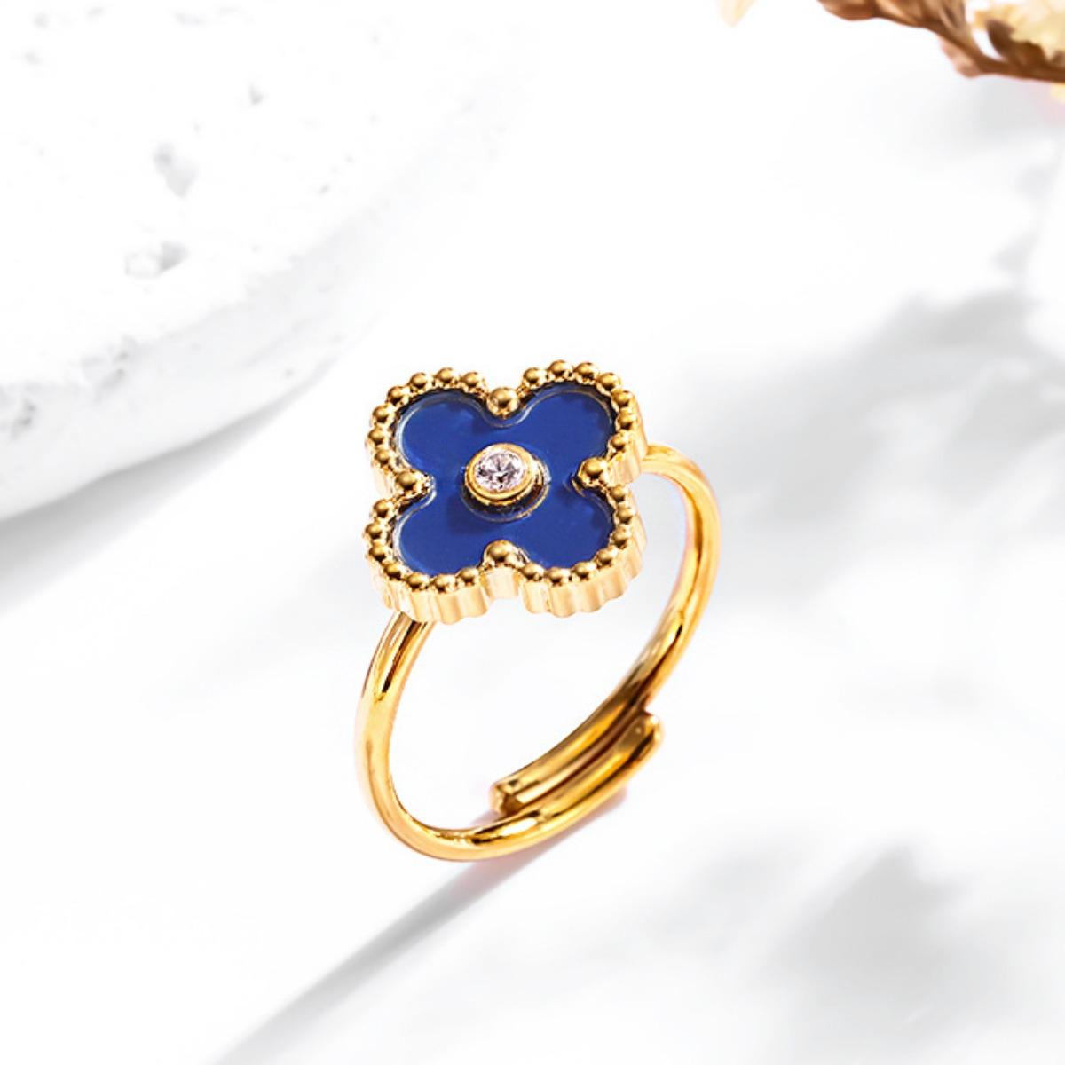 Модна каблучка з чотирма листами конюшини не втрачає колір, отвір, що регулюється, розкішне світло, розкішне кільце з високим сенсом, жіноче кільце з квіткою
Модна каблучка з чотирма листами конюшини не втрачає колір, отвір, що регулюється, розкішне світло, розкішне кільце з високим сенсом, жіноче кільце з квіткою