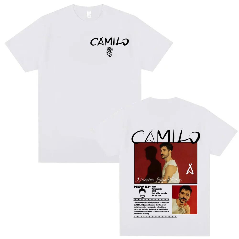 New Arrival Mens Tee Shirt Graphic TShirts Men Tshirt for Men Singer Camilo Echeverry Ncestro Lugar Feliz Tour 2025 Merch 4XL
New Arrival Mens Tee Shirt Graphic TShirts Men Tshirt for Men Singer Camilo Echeverry Ncestro Lugar Feliz Tour 2025 Merch 4XL