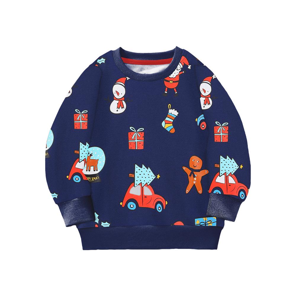 Дитячий різдвяний світшот з довгим рукавом з мультяшним принтом для осені та зими 8Y (140cm)
Дитячий різдвяний світшот з довгим рукавом з мультяшним принтом для осені та зими 8Y (140cm)