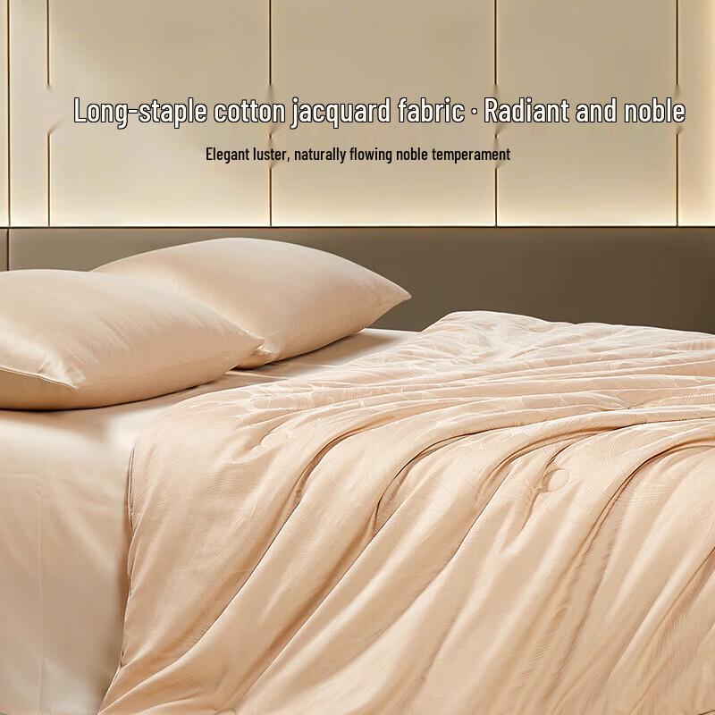 Beyond Golden Cocoon Mulberry Silk Quilt with 100TC Long-Staple Cotton Cover
Beyond Golden Cocoon Mulberry Silk Quilt with 100TC Long-Staple Cotton Cover