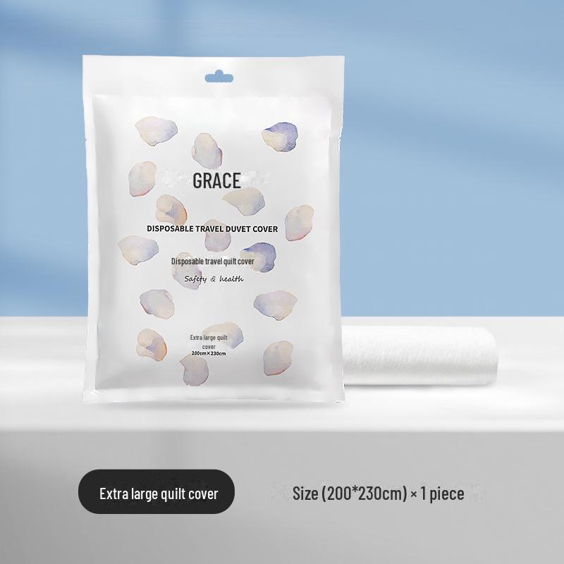Комплект одноразового постельного белья Jieliya Travel: Простыня, пододеяльник и наволочка
Комплект одноразового постельного белья Jieliya Travel: Простыня, пододеяльник и наволочка