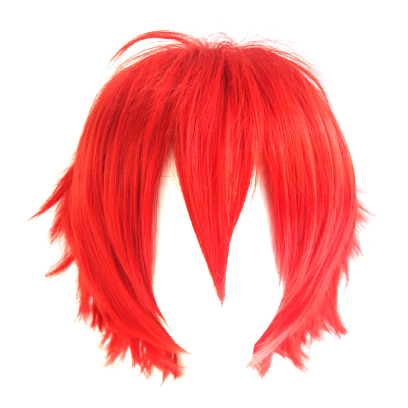 Парик Мужские короткие колючие многослойные волосы составляют парик для ролевых игр в стиле аниме на Хэллоуин красный
Парик Мужские короткие колючие многослойные волосы составляют парик для ролевых игр в стиле аниме на Хэллоуин красный